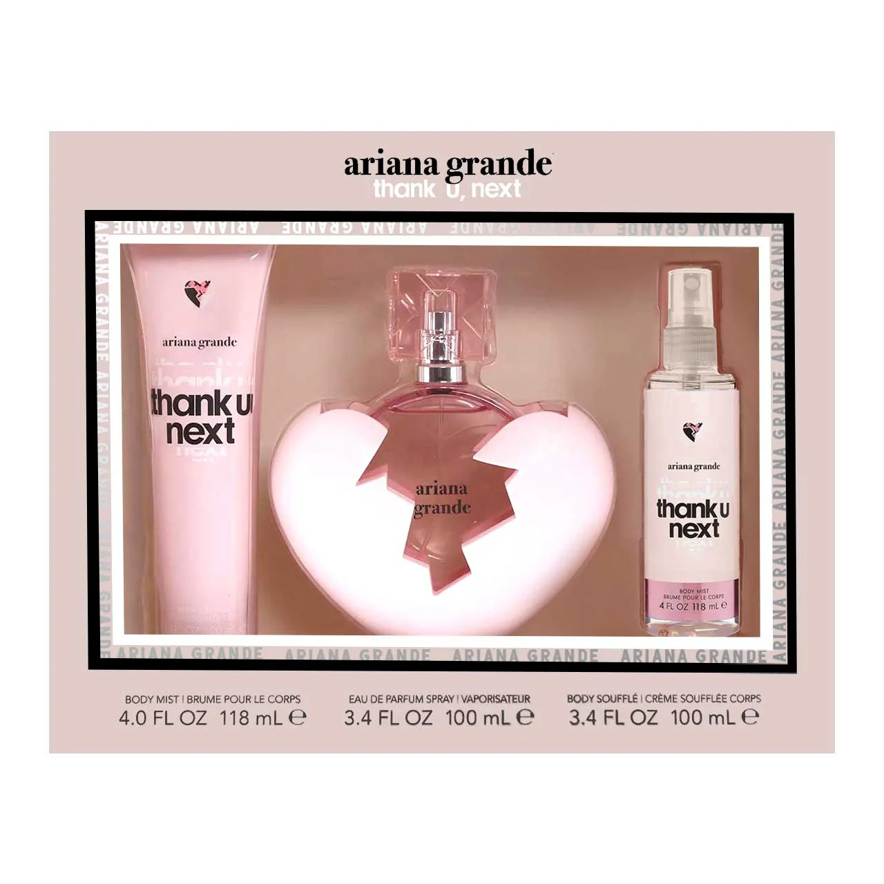 Ariana Grande Set Thank U Next 3pcs